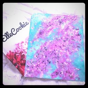 SAKURA Cherry Blossom Acrylic Painting